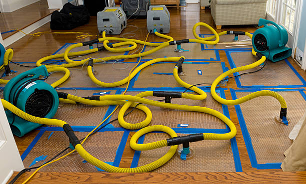 Professional Crawl Space Water Removal technician working in Carey, ID